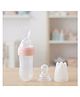 Babyden Silicione Spoon Feeding Bottel 30ml With Pacifier - Pink
