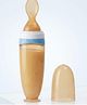 Babyden Premium Quality Silicone Spoon Feeder 120ml With CAP - Blue