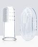 Babyden Silicone Finger Toothbrush With Case - white