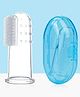 Babyden Silicone Finger Toothbrush With Case - Blue