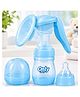 Babyden Manual Breast Pump With Nipple Teat - Blue