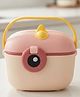 Babyden Formula Milk Container for Baby Milk Powder with Scoop Holder Portable Formula Dispenser Airtight Baby Food Storage Container for Travel Feeding and Daily Use - Pink 400ml