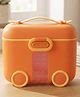 Babyden Formula Milk Container for Baby Milk Powder with Scoop Holder Portable Formula Dispenser Airtight Baby Food Storage Container for Travel Feeding and Daily Use Bus Orange 400ml