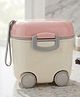 Babyden Milk Powder Dispenser Portable Travel Feeding Storage Container for Baby 400ml (Peach)