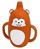 NEGOCIO Sippy Silicone Spout Sippy Cup with Twin Handle, Spill Proof Spout Sipper with Ergonomic Design for Toddlers and Preschoolers - PACK OF 1 - COLOR MAY VARY