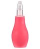 NEGOCIO Baby Nasal Suction, BPA Free,Soft Silicone Nozzle,Squeezable Pump,Soft Safety Nozzle, Instant Relief from Blocked Baby Nose - PACK OF 1 - COLOR MAY VARY