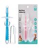 NEGOCIO Infants Safe Silicon Tooth Brush with Teether and Gum Massager - BPA Free - Non Toxic - PACK OF 1 - COLOR MAY VARY