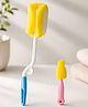 NEGOCIO Sponge Brush Cleaning The Cup Brush For Baby Bottles Cleaning Tools Baby's Bottle Brush - PACK OF 1- COLOR MAY VARY