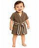 Creeva Melodious Baby Cotton Bathrobe with Front Pocket Soft, Snug & Adorable Robe for Infants 0-12 months