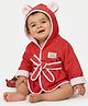 Creeva Cuddle Hooded Baby Bathrobe For Kids (12 Years) , Premium Soft Cotton , Dark Yellow