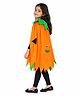 Itsmycostume Halloween Theme Jack O Lantern Cape Costume - Orange