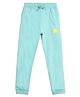 Campana 100% Cotton Knit Sunny Days Ahead Text Printed Joggers - Light Blue