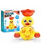 Happy Hues Little Duck Waterfall & Spinning Wheel Bath Toy Set Toddler Bathtub Water Play Station