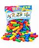 Happy Hues 70 Pcs Pipe Building Blocks - Educational Interlocking Tube & Construction Toy Set for Kids