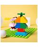 Happy Hues 70 Pcs Building Blocks & Baseplate Set Creative Interlocking Brick Construction Toy for Kids