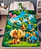 Happy Hues Dinosaur Printed All Season Soft & Cozy Plush Queen Size Blanket 200 cm x 180 cm