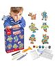 Happy Hues Robot Mould & Paint Craft Set - DIY Plaster Casting & Painting Art Kit for Kids