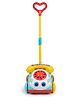 Happy Hues Interactive Telephone Push Car - Early Walking Support & Musical Toy for Toddlers -12 Months+