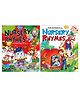 Nursery Rhymes For Junior & Senior KG Set of 2 Books - English