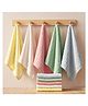 StarAndDaisy 6 Layer Muslin Cotton Baby Face Towels, Cotton Washcloth for Newborns, Soft & Absorbent Baby Towels for Newborn, Reusable Hankies for Infants & Toddlers, 25 x 25 cm, Pack of 5