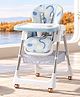 StarAndDaisy Galaxy Star Baby High Chair for 0 to 5 Years Adjustable Backrest Footrest and Food Tray 5 Point Safety Harness Foldable Baby Feeding Chair for Comfortable Feeding and Dining