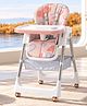StarAndDaisy Galaxy Star Baby High Chair for 0 to 5 Years Adjustable Backrest Footrest and Food Tray 5 Point Safety Harness Foldable Baby Feeding Chair for Comfortable Feeding and Dining