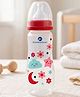 StarAndDaisy Anti Colic Baby Plastic Feeding Bottle Slim Regular Neck Cherry Red 250 ml Pack of 1 for Comfortable Feeding and Everyday Use