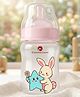 StarAndDaisy Wide Neck Essential Baby Plastic Feeding Bottle Pink 150 ml Pack of 1 for Easy Feeding and Everyday Use