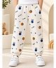 Googo Gaaga Cotton Knit Basket Ball Theme Printed Pajama - White