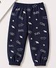 Googo Gaaga Cotton Knit Skate & Cool Text Printed Pajama - Blue