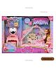 YAMAMA Dream Fashion Bedroom and Doll Toy Playset with Vanity Dressing Table and Beautiful Accessories for Kids