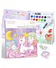 YAMAMA Watercolor Colouring Book Unicorn Quest Cute Friends Paradise Painting Kit for Kids ( Colour and Design may vary )