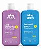 Hey Teen Mild Clarifying & Anti Dandruff Shampoo for Teens & Kids 9+ |Sulphate Free Daily Hair & Scalp Care Combo |400 Ml