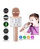 Sanjary Kids Wireless Karaoke Microphone with Bluetooth Speaker, FM Radio, Voice Recording, Music and Singing Entertainment Toy color may vary