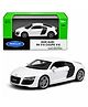 Welly 2009 AUDI R8 V10 COUPE Collectible Diecast Car Scale Model 1:64 - White