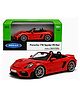 Welly PORSCHE 718 SPYDER RS Collectible Realistic Diecast Car Scale Model 1:64 (3 inch) - Red