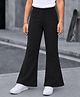 Tiara Interlock Knit Solid Pants - Black