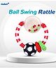 Nuluv Silicone Ball Swing Shape water filled Food-Grade Teether for baby
