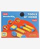 Funskool Wonderbriks Tools At Home Play Type: Open-Ended Building| Blocks - Early Learning - Screen Free - Pretend Play - Creativity | Birthday Return Gifts - Boys Girls | Age 4 Years+