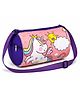 DPARANI Kids Unicorn Duffel Bag, 34x19x22 cm, for boys and girls travel dayout/picnic/gifts- pink