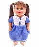 Speedage Tannu Doll In Polka Dotted Frock (Colours May Vary) - Height 29 cm