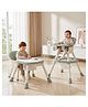 R for Rabbit Cherry Berry Multi 6-in-1 High Chair, Convertible Baby Feeding Chair with Study & Activity Table (Ash Grey)