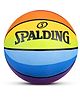SPALDING RAINBOW Rubber Moulded Butyl Bladder Indoor/Outdoor Sports Ball Training/Match Basketball - Size: 7 (Standard, Pack of 1)