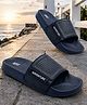 TRV Adventure Text Designed Flip Flops - Blue