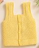 Little Angels Knit Sleeveless Solid Top - Yellow