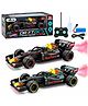 Sanjary Remote Control Racing Car Toy with Spray Mist, LED Lights, Forward Reverse Drive, Steering and Drifting Action color design may vary