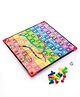 Ratnas Excellent Ludo & Snakes n Ladders Board Game - Color May Vary