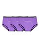 SuperBottoms Cotton Knit Pack Of 3 Solid Period Panties - Lilac