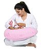 Lulamom Allergen Protected Nursing Pillow & Cover Floral Print - Pink