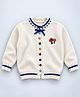 Little Surprise Box Blended Knit Full Sleeves Mushroom Designed Sweater - Blue & White